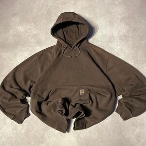 Vintage Brown Carhartt Pocket Hoodie